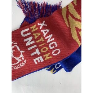 Real Salt Lake Xango MLS Soccer Scarf ~ 58" ~ Blue Red Xango‎ Nation Unite